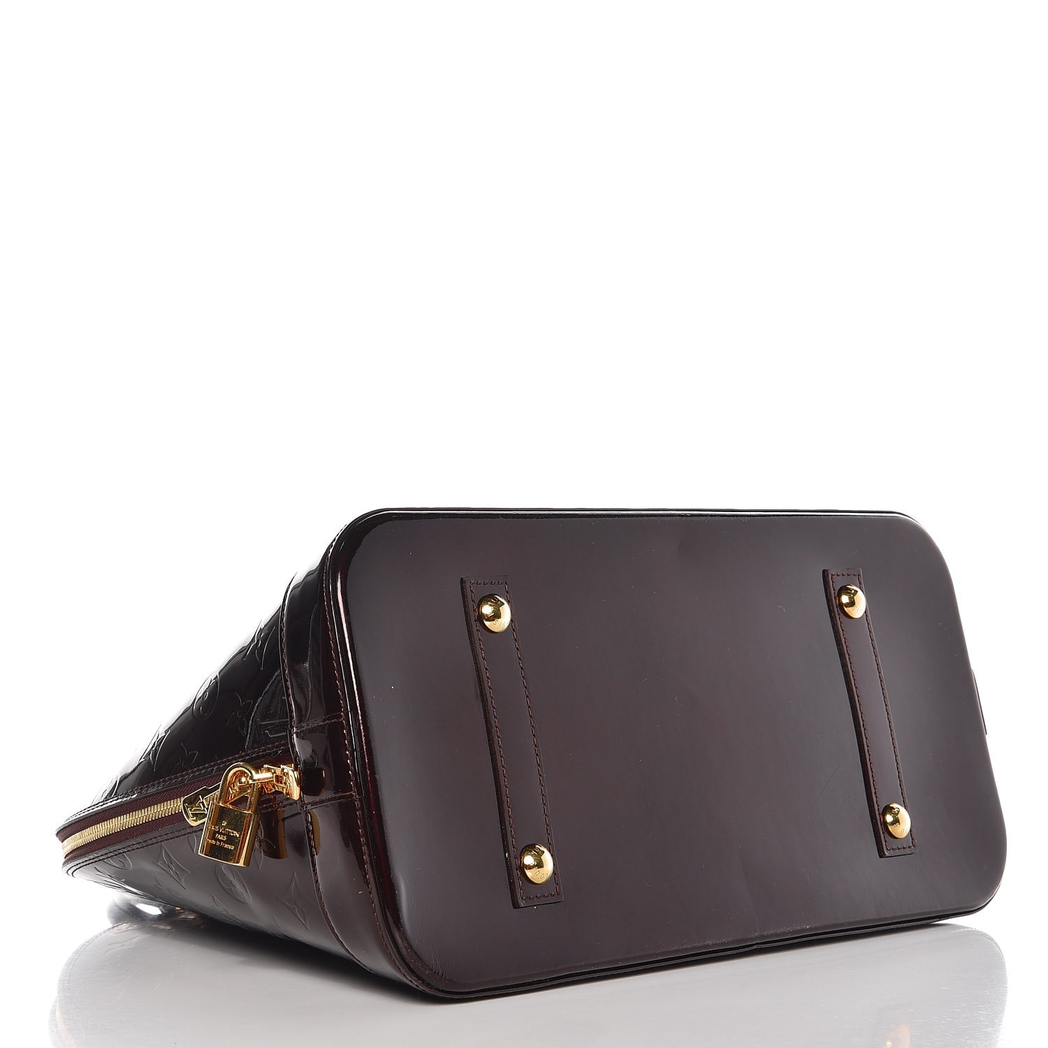 Louis Vuitton Vernis Alma GM Amarante 4 of 8