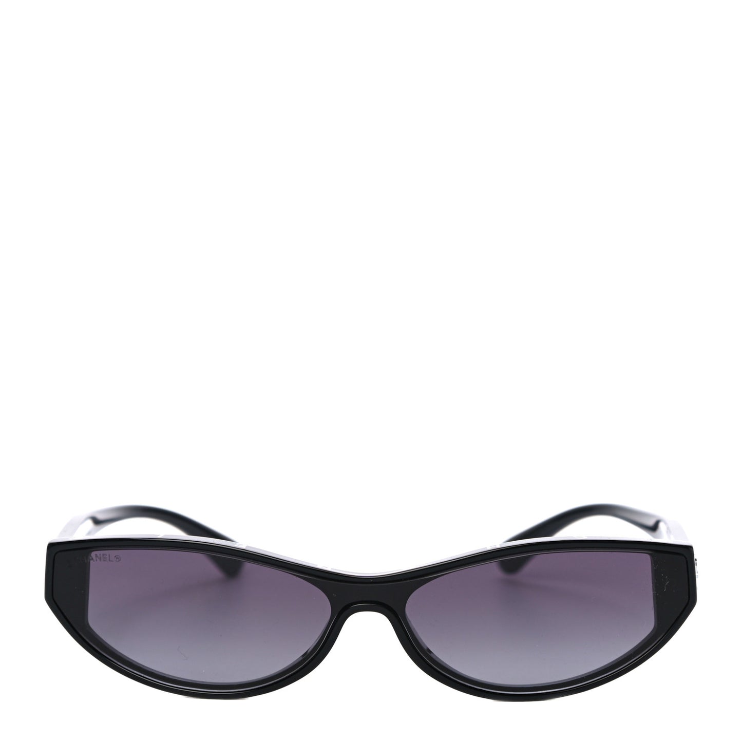 Acetate Oval Sunglasses 5415 Black