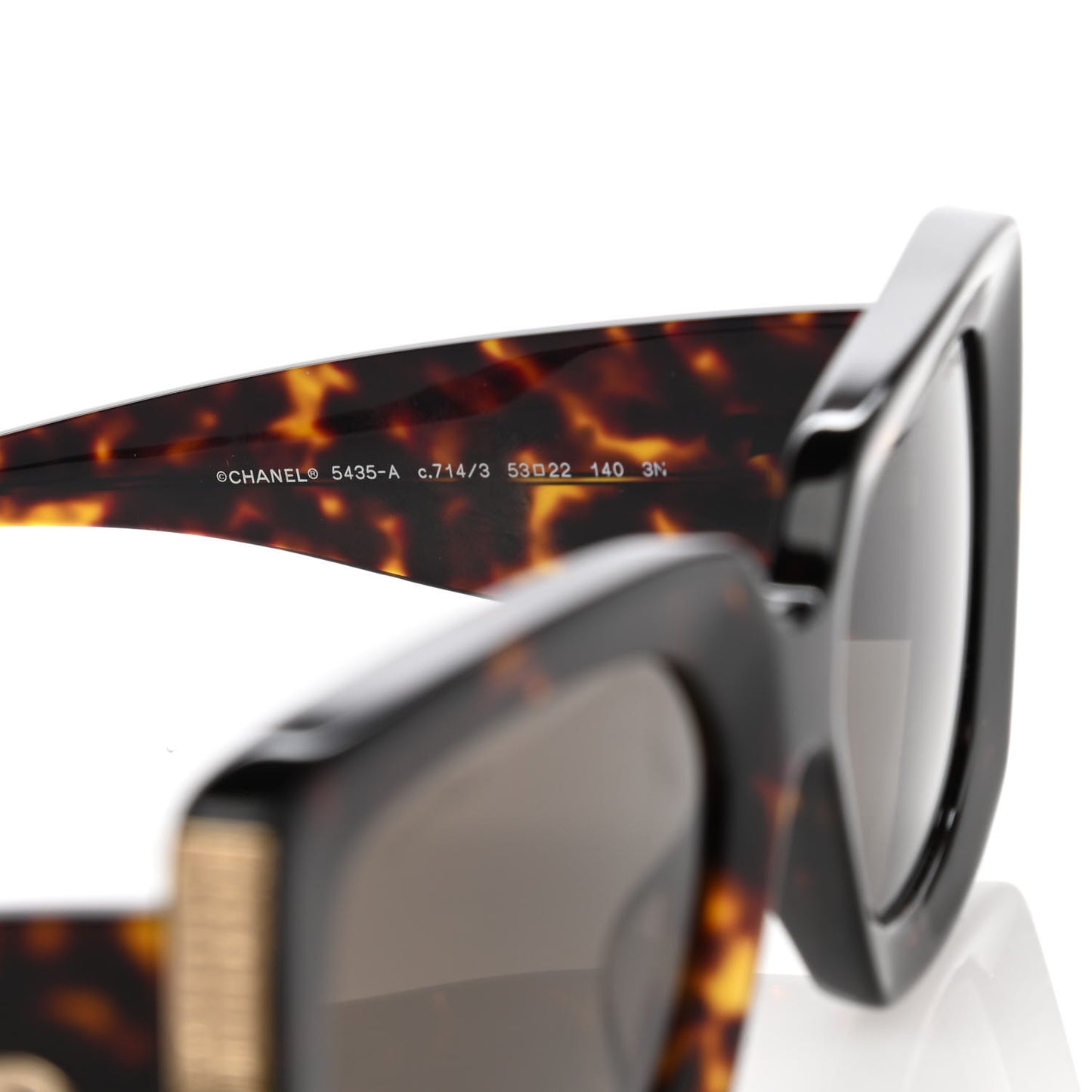 Acetate Rectangle Sunglasses 5435 Tortoise