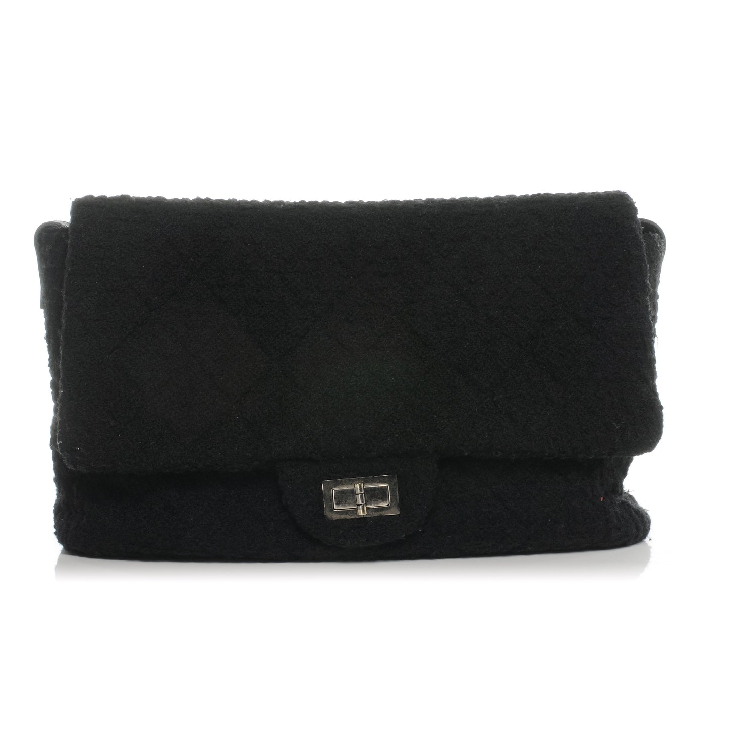 Tweed Easy Reissue XL Messenger Flap Black