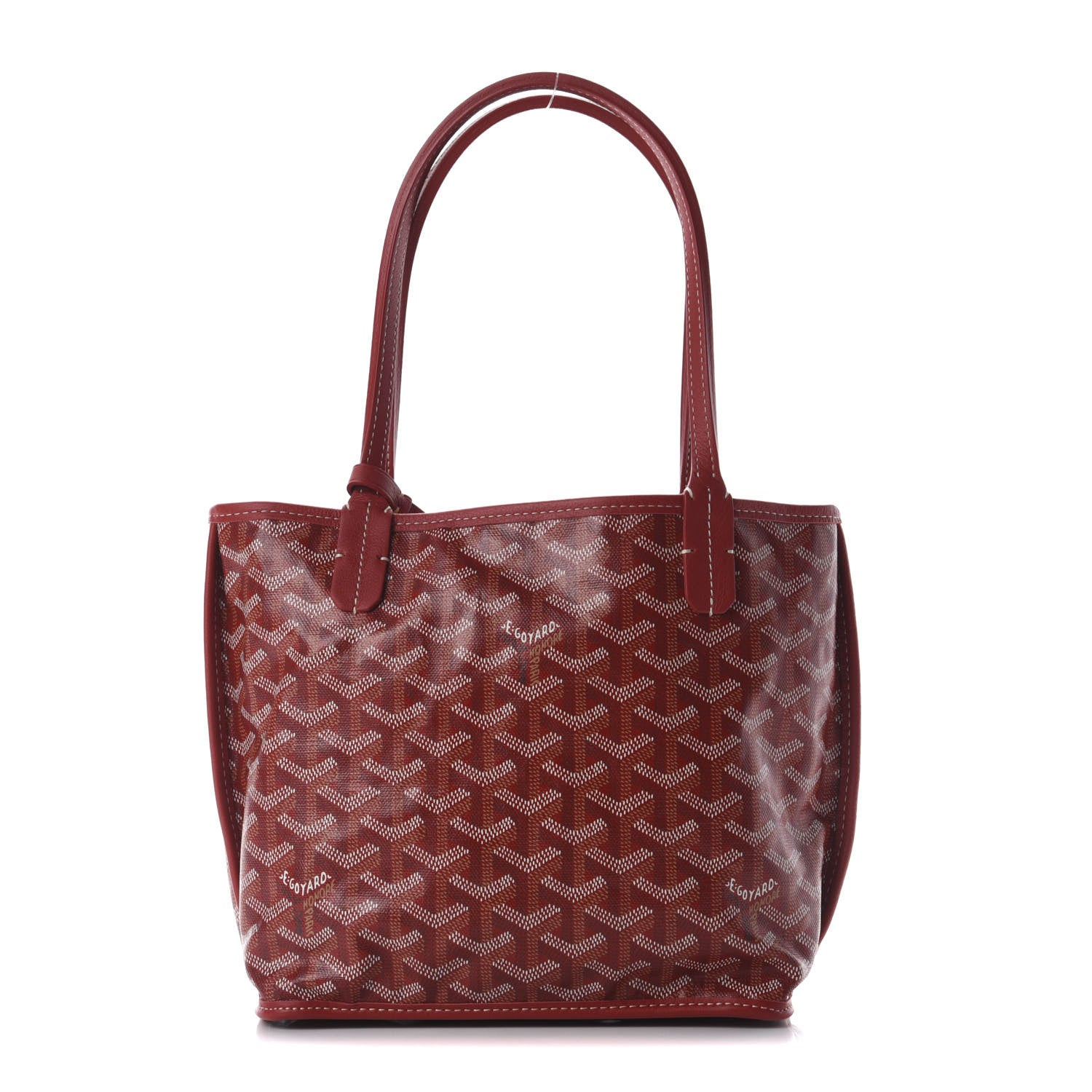 Goyard Goyardine Reversible Mini Anjou Red 1 of 11