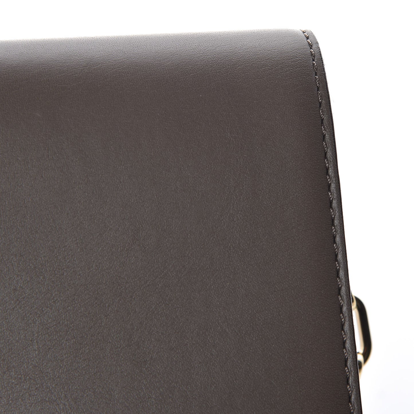 Calfskin Chain Louise GM Granit
