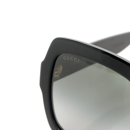 Gucci Acetate Square Frame Sunglasses GG0036S Black 7 of 9
