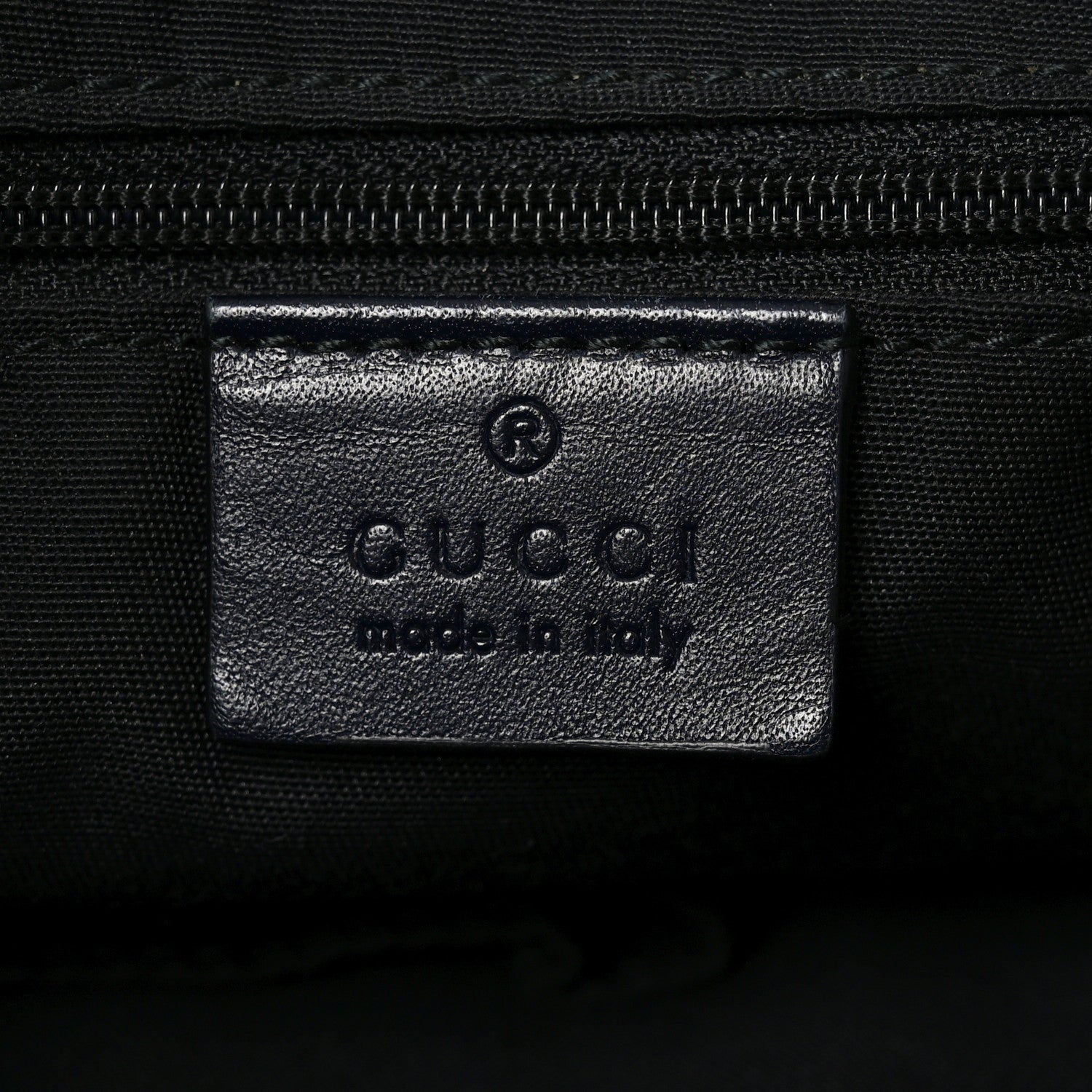 Gucci GG Supreme Monogram Web Flat Messenger Bag Navy 6 of 10