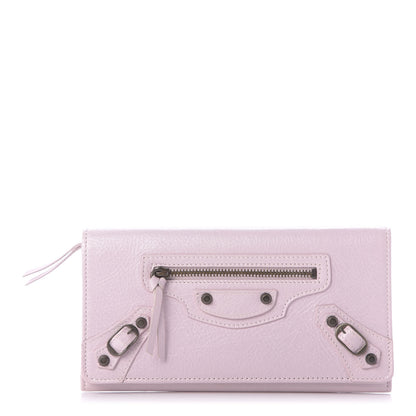 Balenciaga Agneau Classic Hardware Money Wallet Rose Poudre 1 of 10