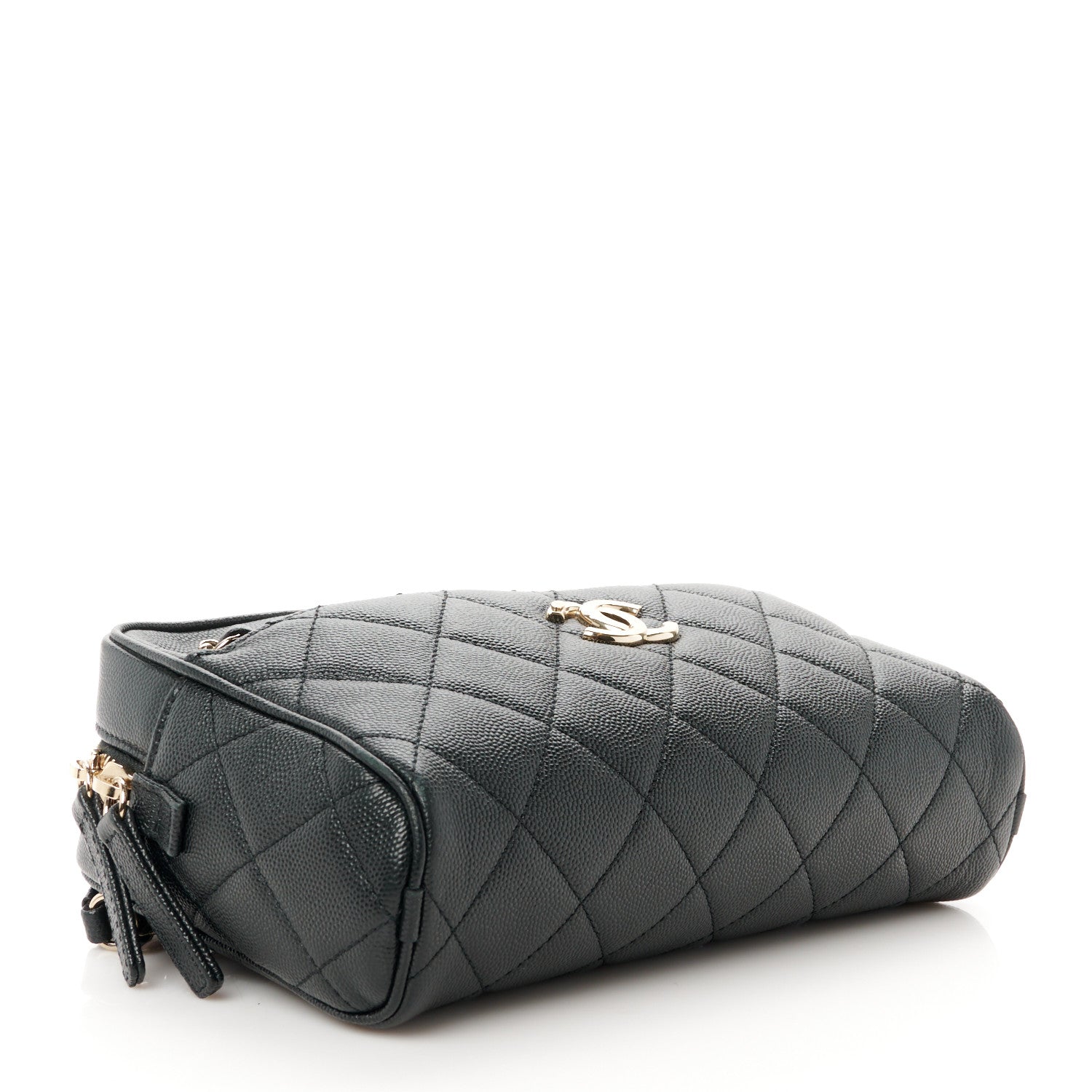 Chanel Caviar Quilted Small In & Out Camera Case Black 5 of 14