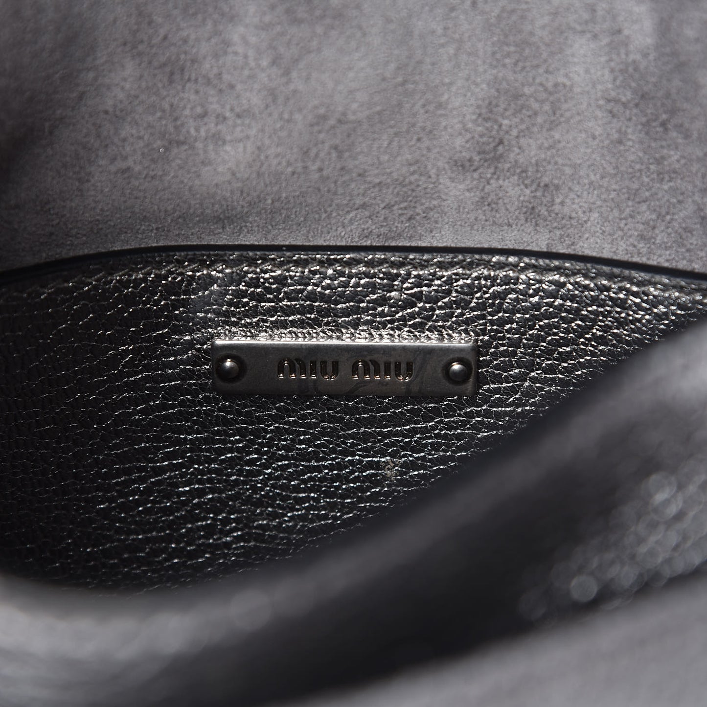 Metallic Goatskin Madras Stud Embellished Buckle Dahlia Shoulder Bag Chrome