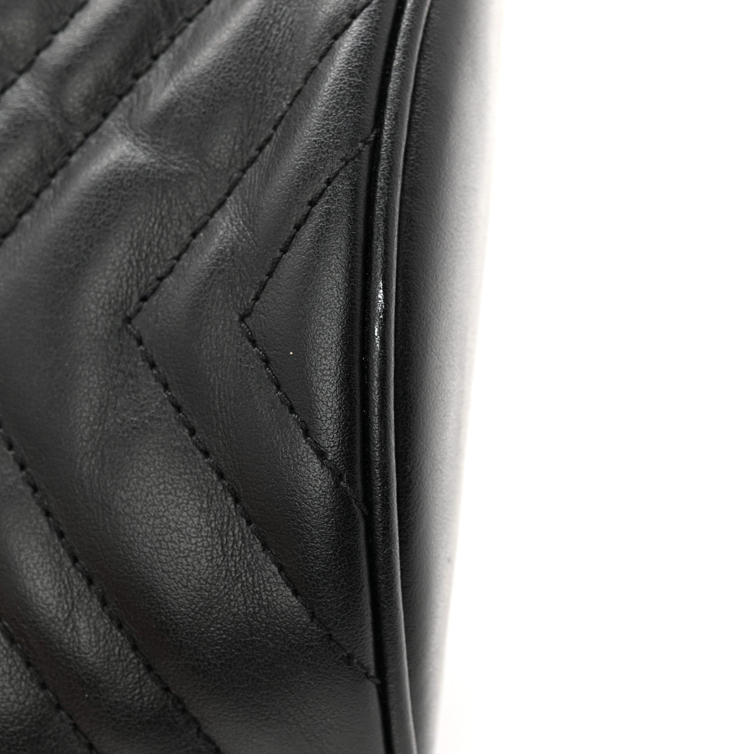 Gucci Calfskin Matelasse Mini GG Marmont 2.0 Bucket Bag Black 12 of 12