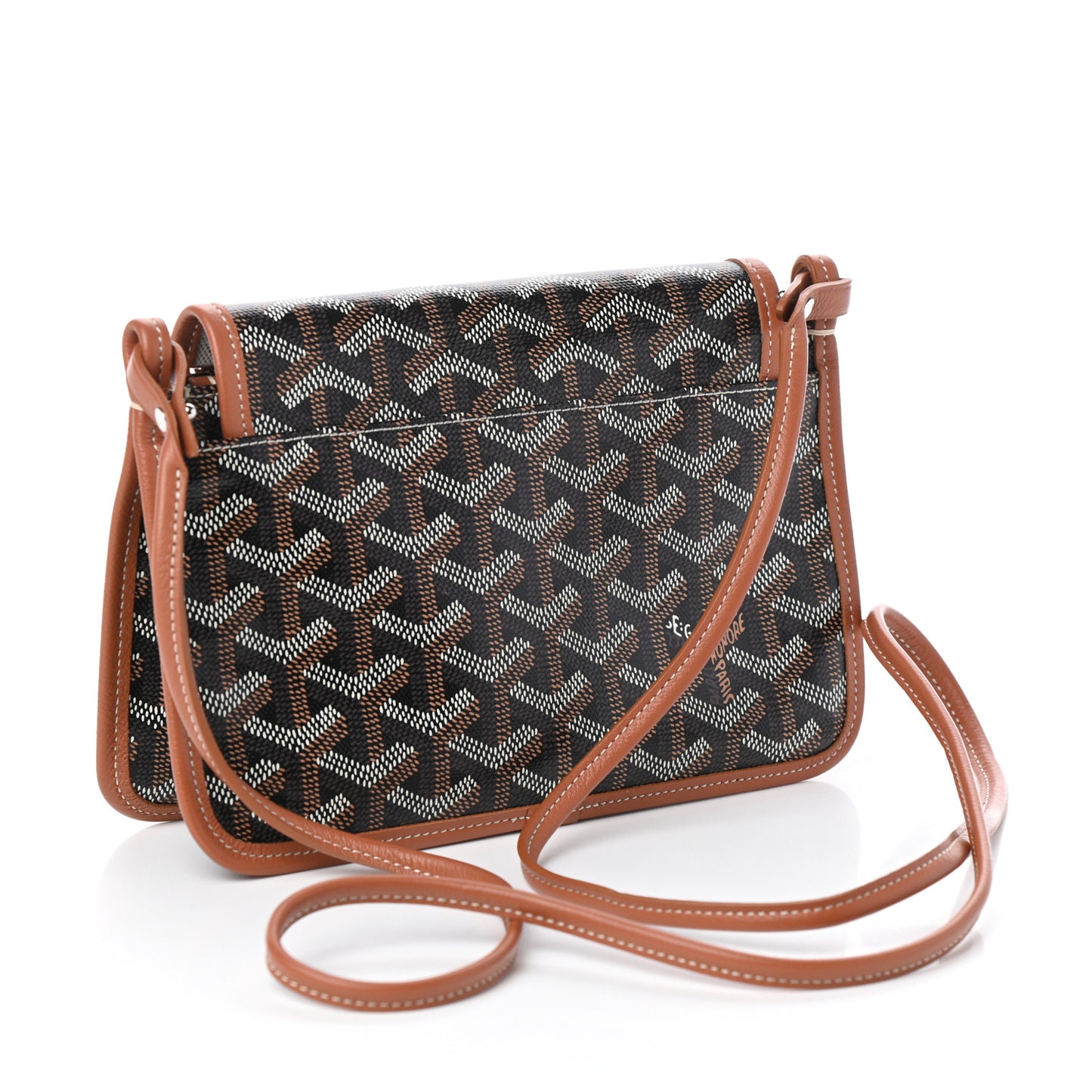Goyardine Plumet Wallet Clutch Black Gold