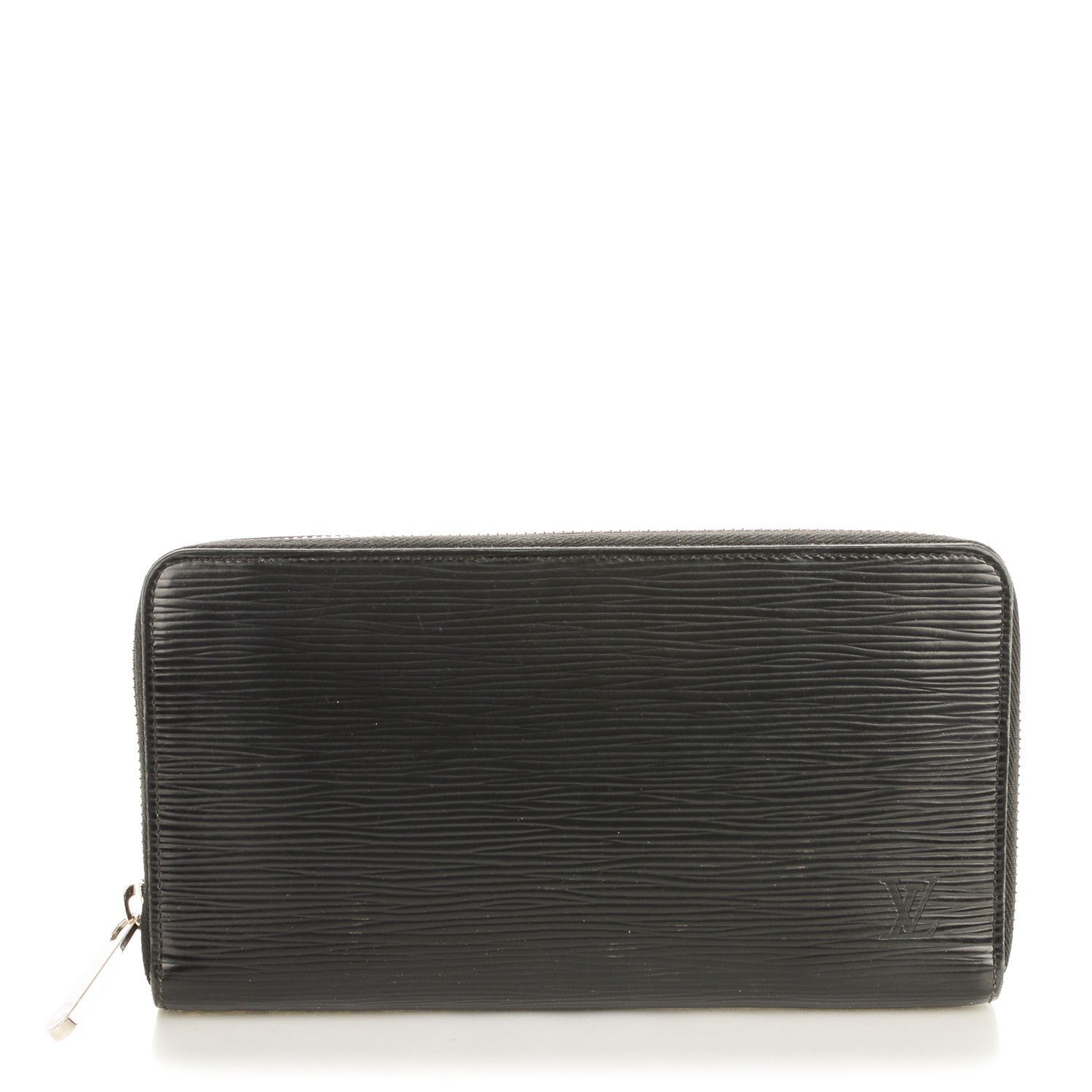 Louis Vuitton Epi Zippy Organizer Wallet Black 1 of 8