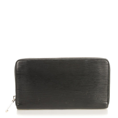 Louis Vuitton Epi Zippy Organizer Wallet Black 1 of 8
