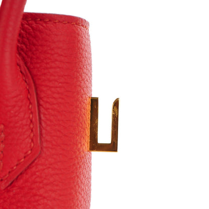 Hermes Togo Birkin 25 Vermillion 23 of 23
