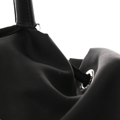 Prada Nylon Vela Saffiano Medium Backpack Black 12 of 12