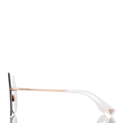 Fendi Metal Mirrored Eyeline Sunglasses FF 0193/S Matte Rose Gold 2 of 8