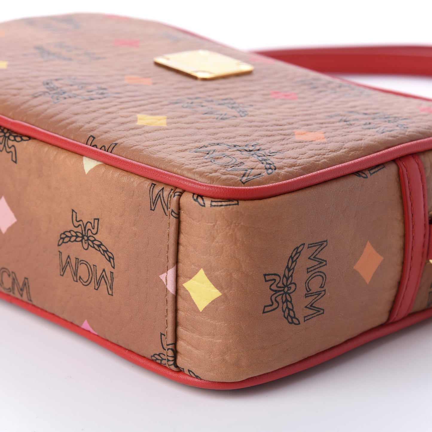 Skyoptic Visetos Spectrum Diamond Camera Bag Cognac Red