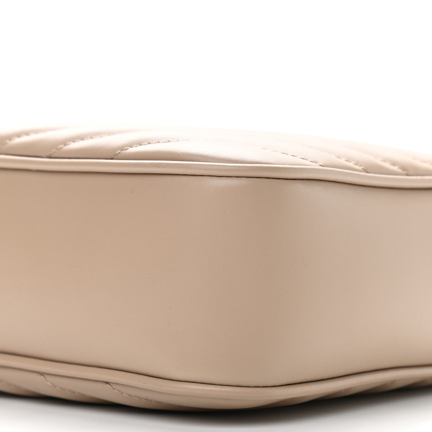 Calfskin Matelasse Monogram Lou Camera Bag Dark Beige