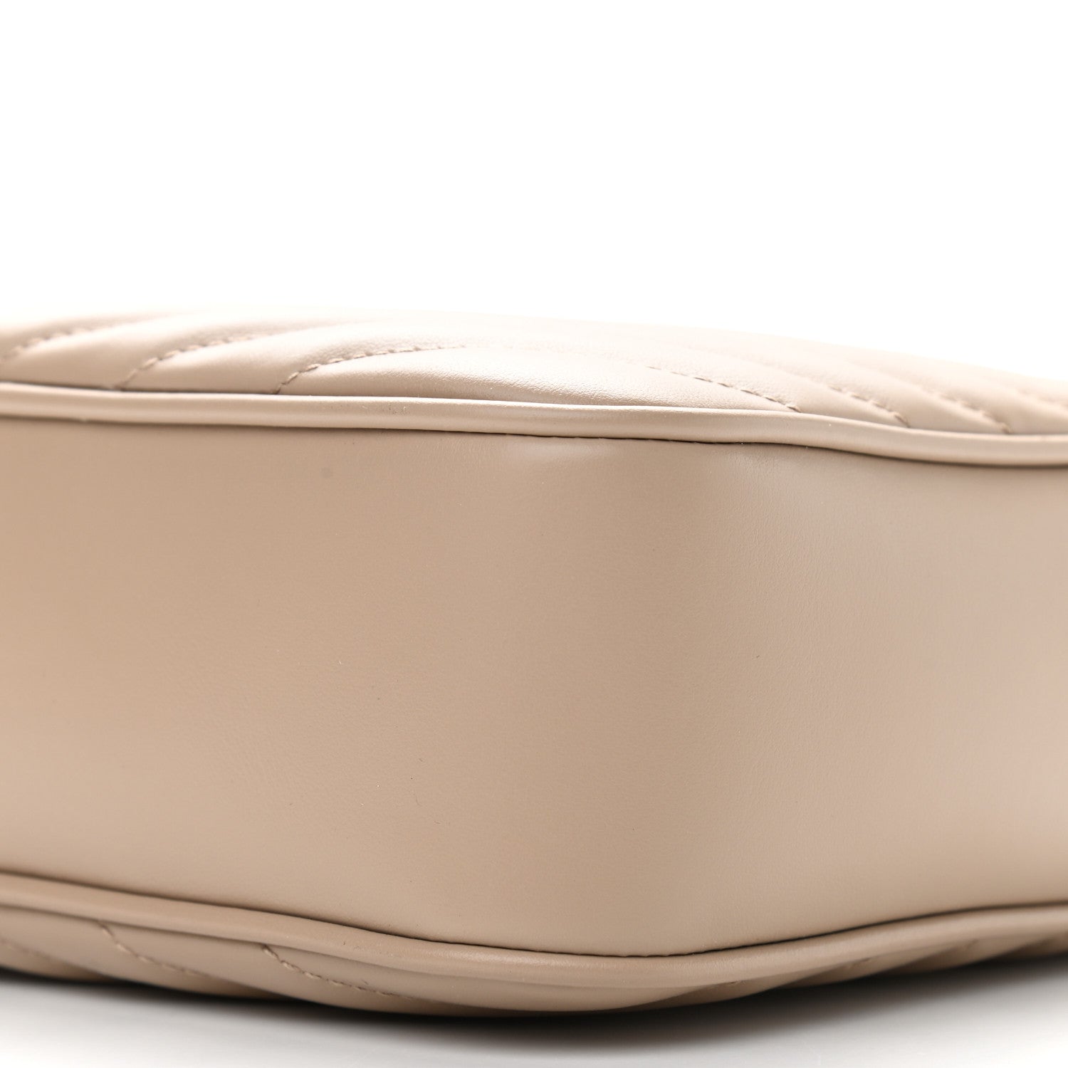 Saint Laurent Calfskin Matelasse Monogram Lou Camera Bag Dark Beige 9 of 10