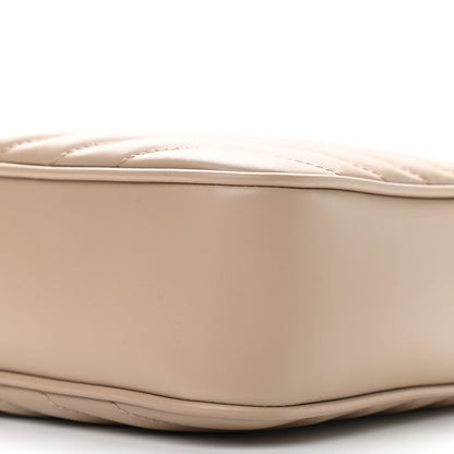 Saint Laurent Calfskin Matelasse Monogram Lou Camera Bag Dark Beige 9 of 10