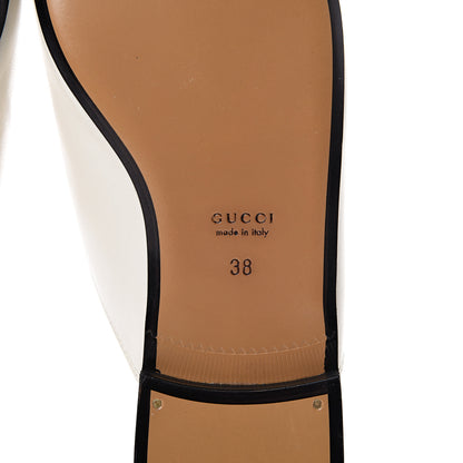 Gucci Malaga Kid Womens Princetown Slippers 38 Mystic White 6 of 7