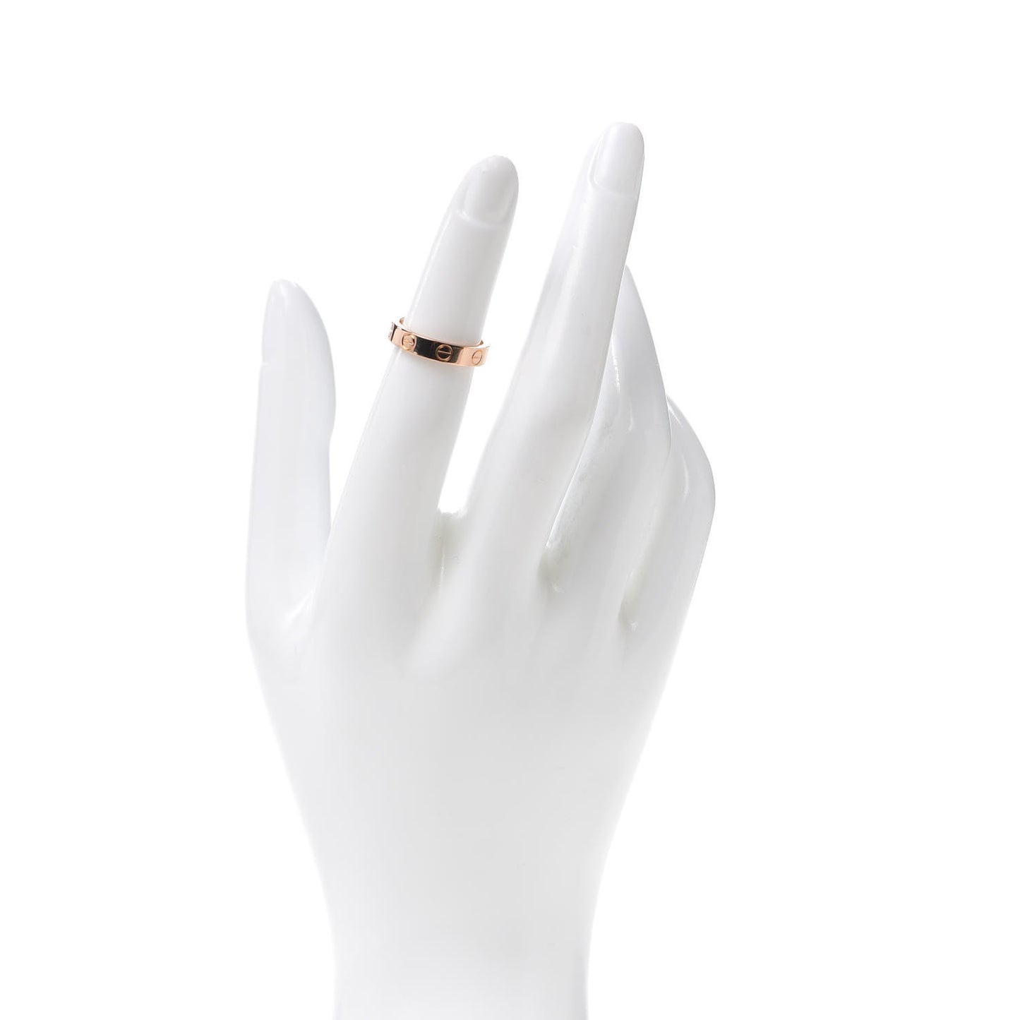 18K Pink Gold 3.5mm LOVE Wedding Band Ring 47 4