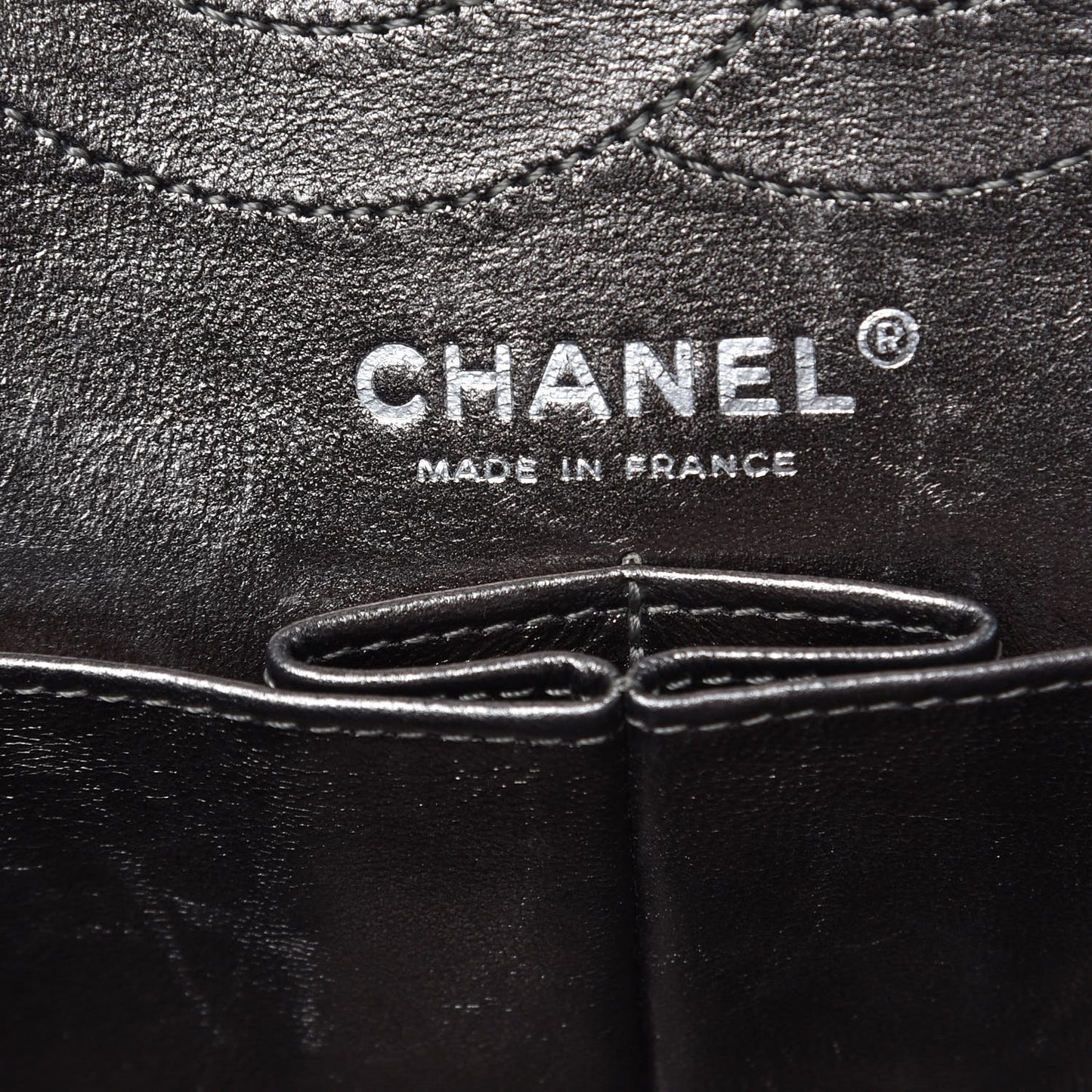 Metallic Aged Calfskin Quilted 2.55 Reissue 226 Flap Silver