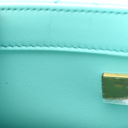 Chanel Calfskin Quilted Mini Perfect Fit Flap Turquoise 7 of 10