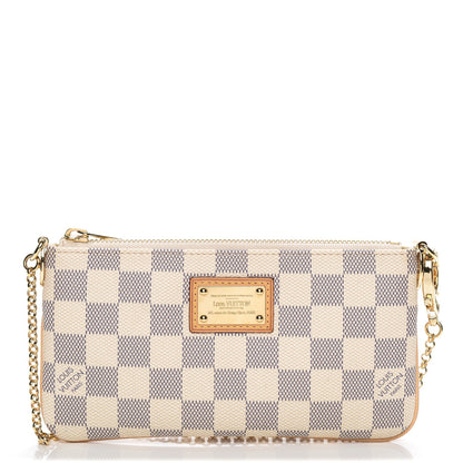 Louis Vuitton Damier Azur Pochette Milla MM 1 of 7