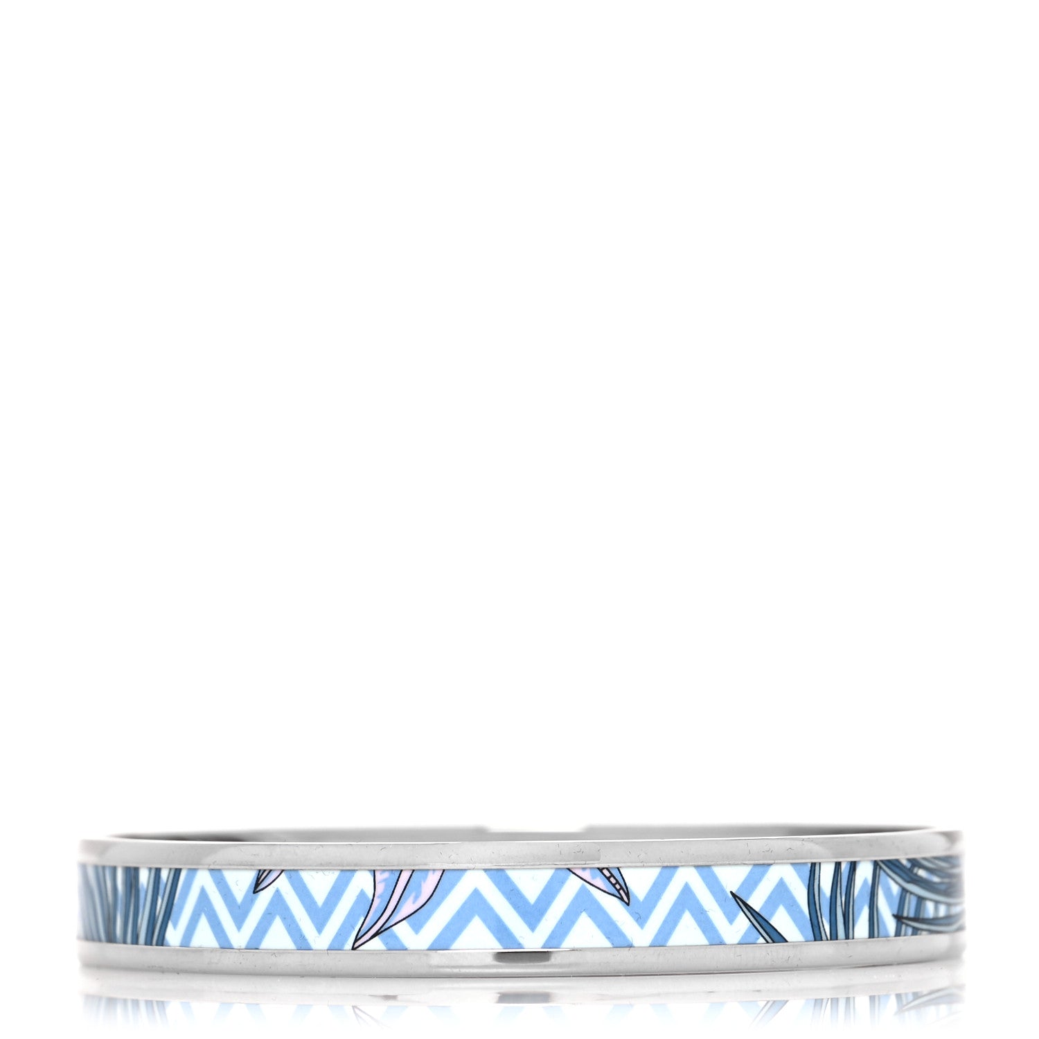 Hermes Enamel Narrow Printed Bracelet 65 1 of 5