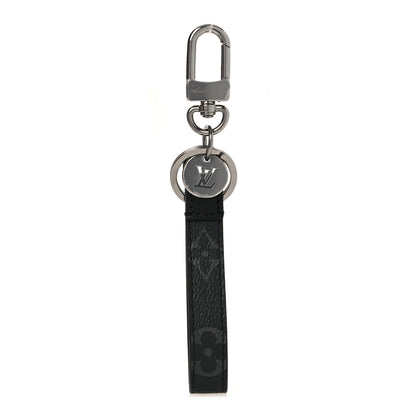 Louis Vuitton Monogram Eclipse Dragonne Bag Charm Key Holder 1 of 5