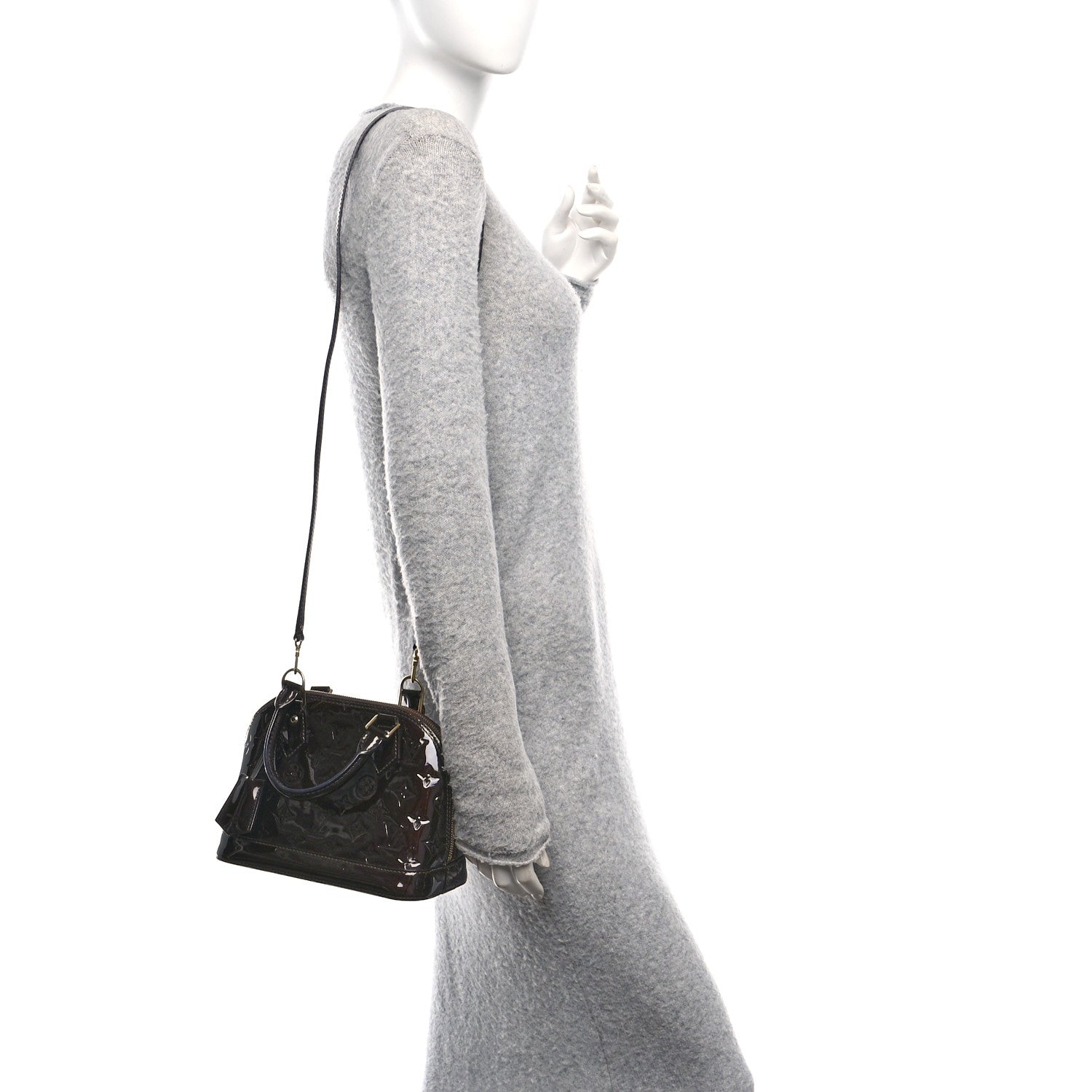Louis Vuitton Vernis Alma BB Amarante 2 of 12