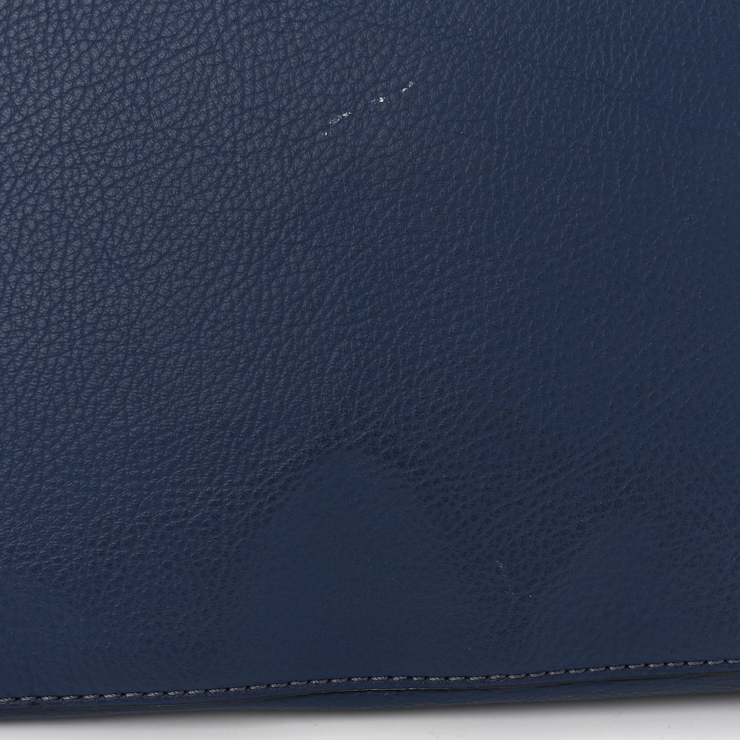 Calfskin Large New Marcie Tote Royal Navy