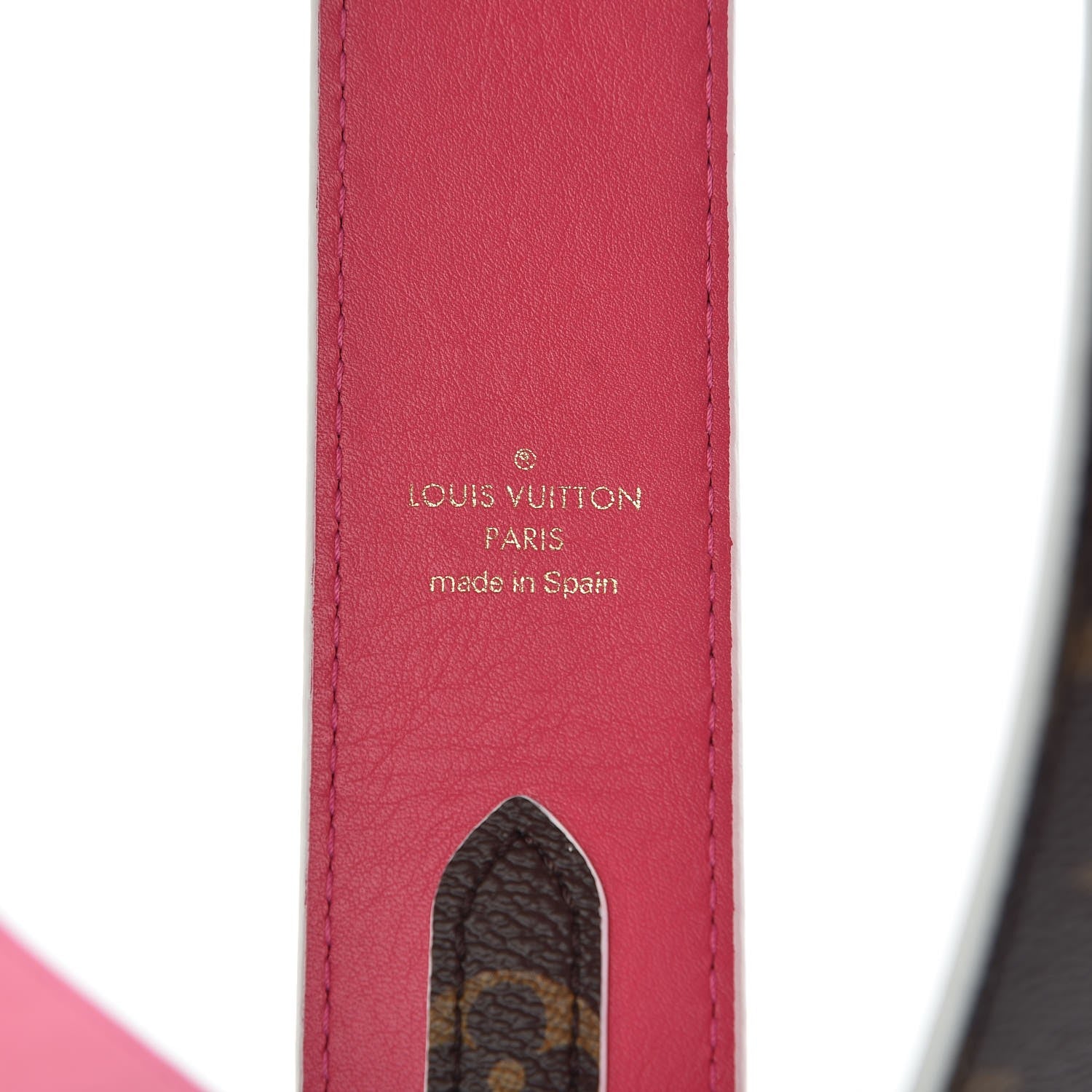 Louis Vuitton Monogram Bandouliere Shoulder Strap Hot Pink 3 of 6