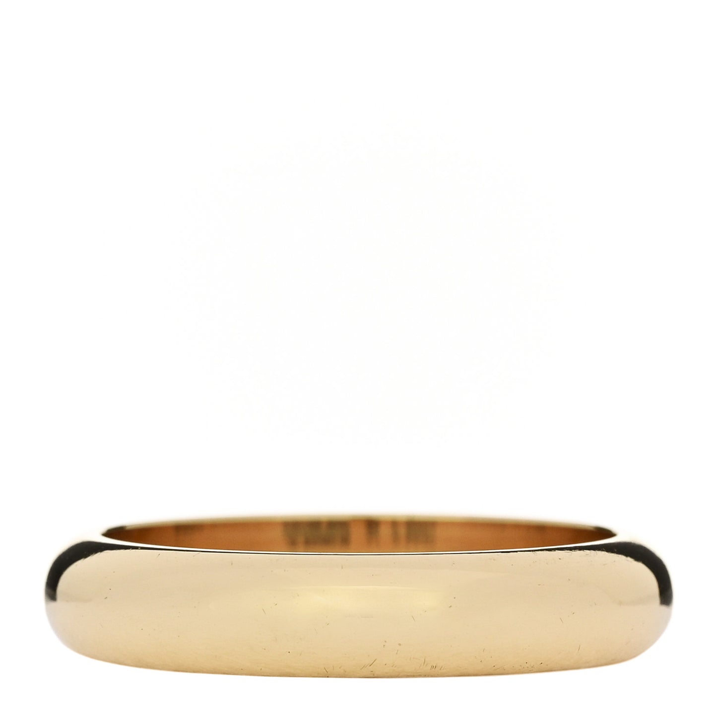 18K Yellow Gold 4mm 1895 Wedding Band Ring 54 6.75