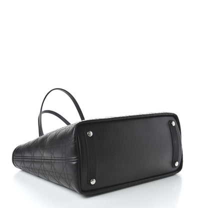 Christian Dior Coated Canvas Cannage Black 4 of 11