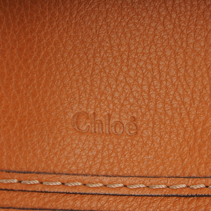 Chloe Calfskin Large Marcie Satchel Tan 6 of 9