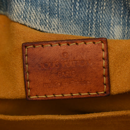 Louis Vuitton Monogram Denim Pleaty Blue 6 of 12