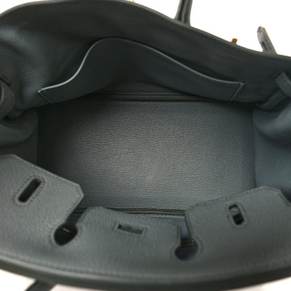 Hermes Togo Birkin 25 Vert Amande 5 of 13