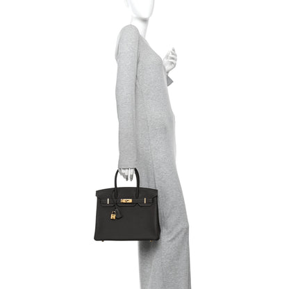 Hermes Togo Birkin 30 Bai Brun 2 of 10