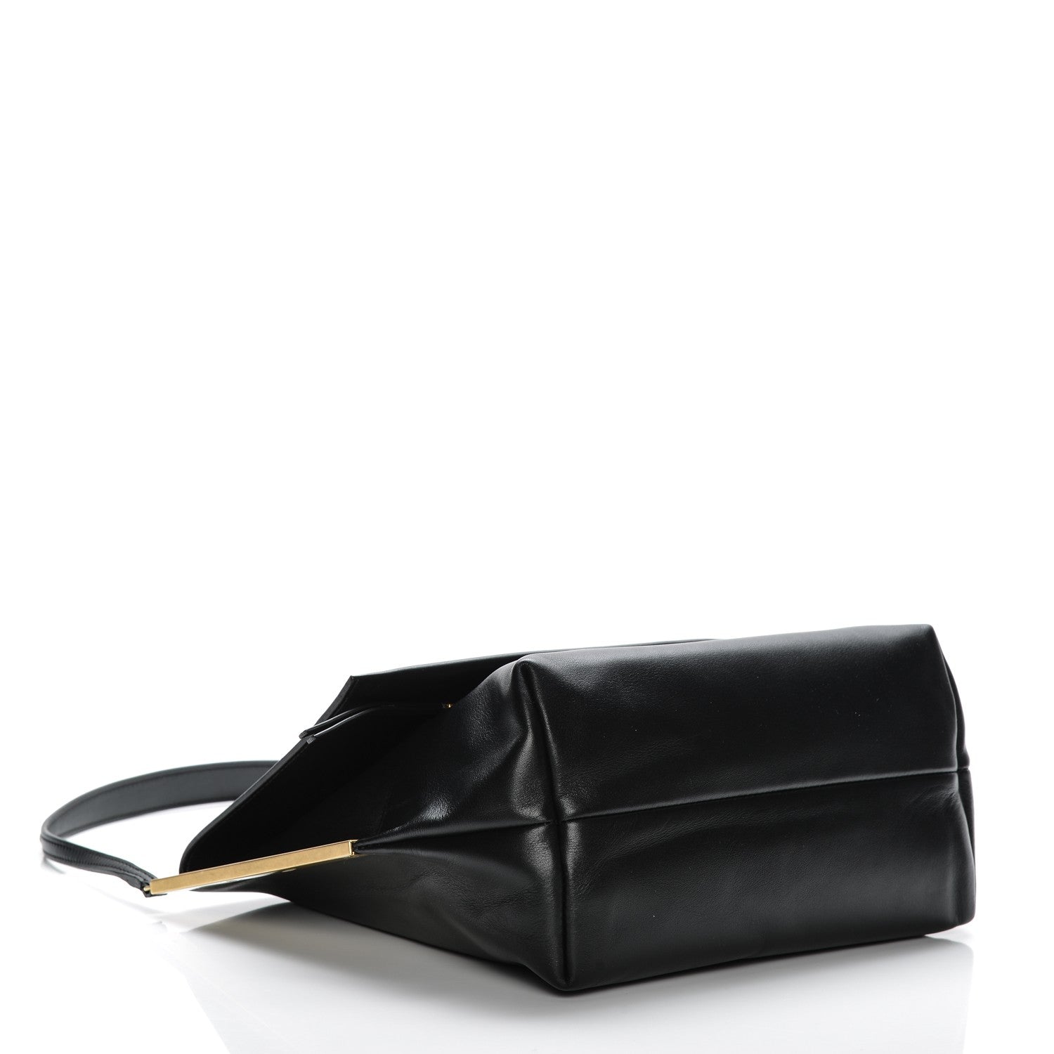 Celine Smooth Calfskin Flap Clasp Bag Black 4 of 7