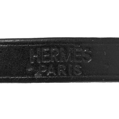 Hermes Chamonix Hapi 3MM Triple Tour Wrap Bracelet Black 4 of 5
