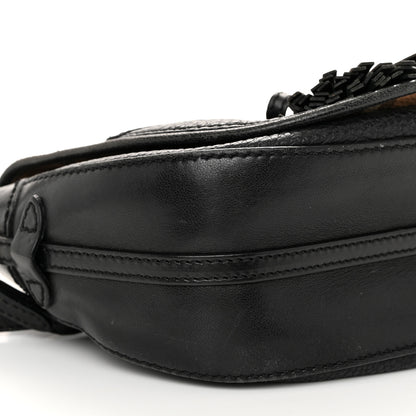 Burberry Haymarket Check Maydown Crossbody Bag Black 8 of 15