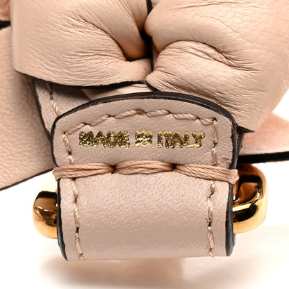 Fendi Vitello Liberty Shiny Nappa Lace Up Bow Mini Strap You Plaster 4 of 6