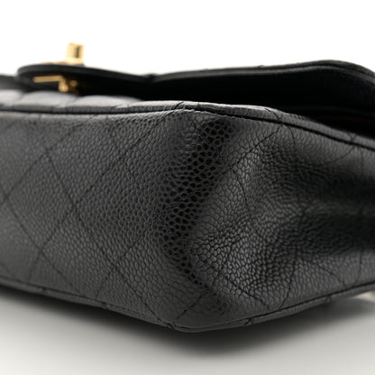 Chanel Caviar Quilted Medium Double Flap Black 10 of 10