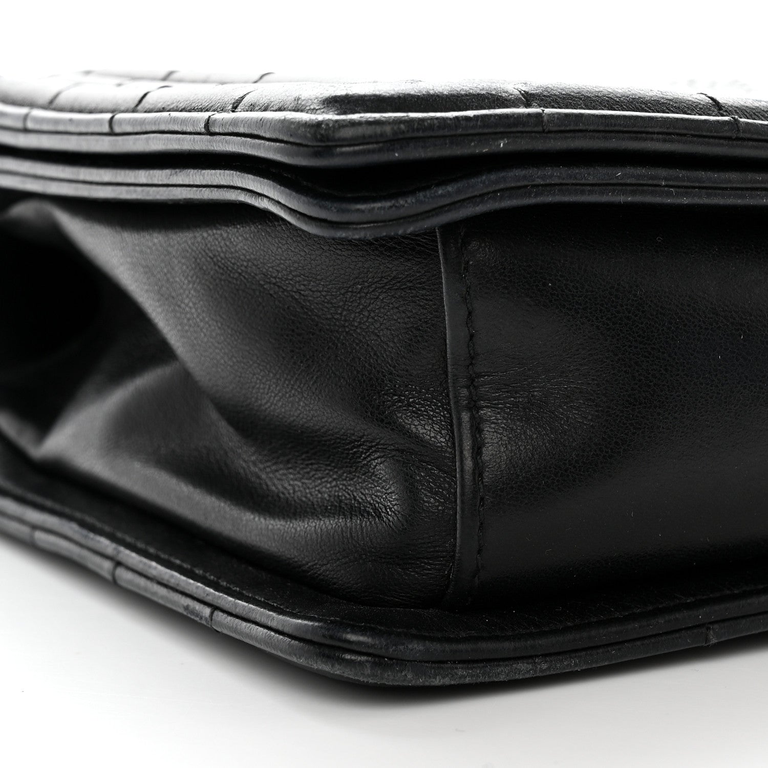 Chanel Galuchat Stingray Medium Boy Flap Black 9 of 12