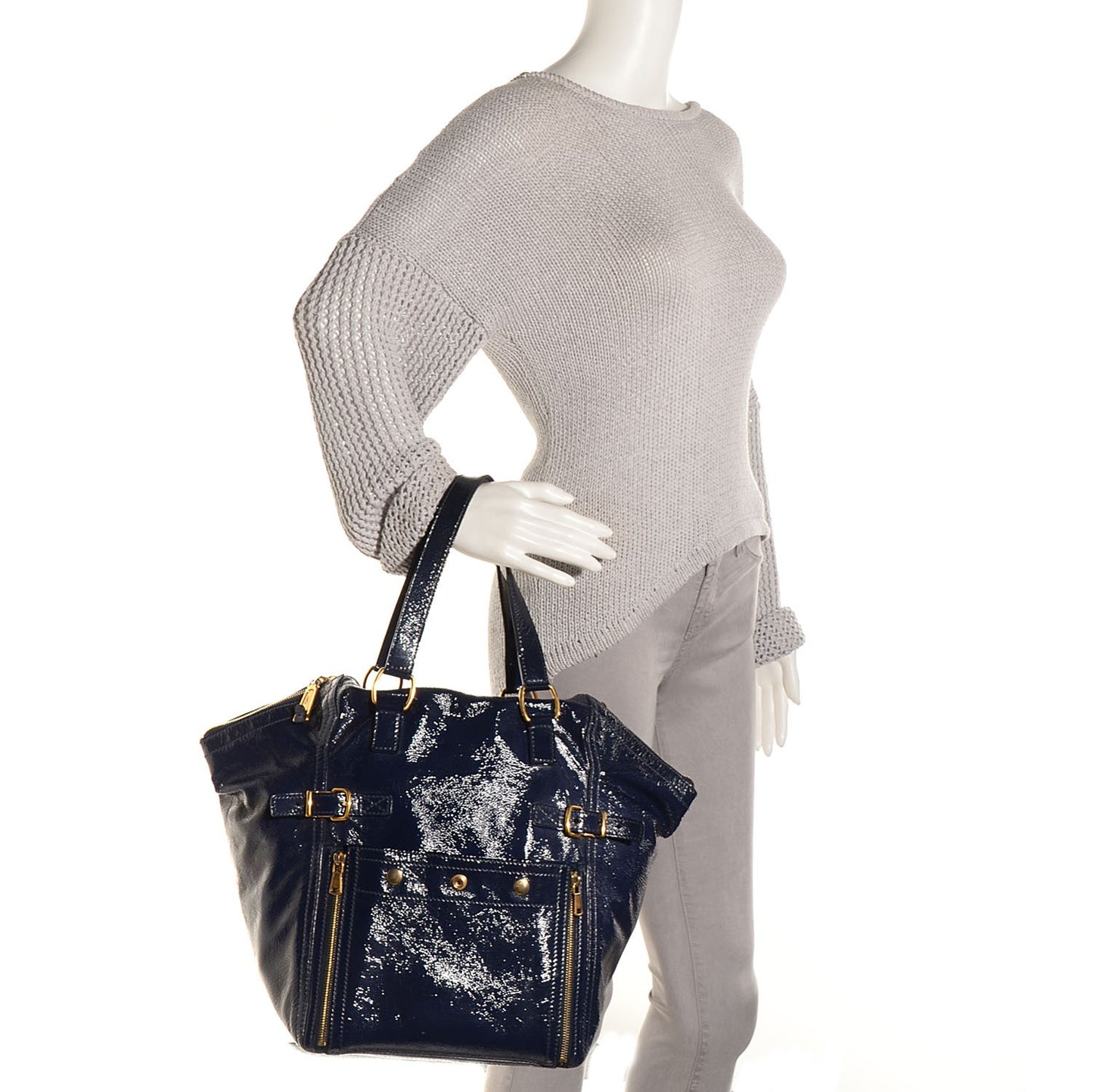 Patent Medium Downtown Navy