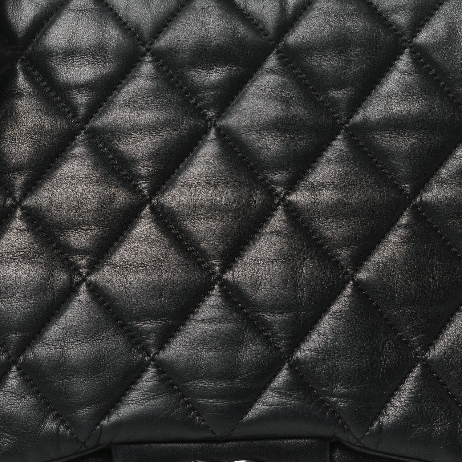 Chanel Lambskin Quilted Chanel 3 Maxi Tote Black 9 of 14