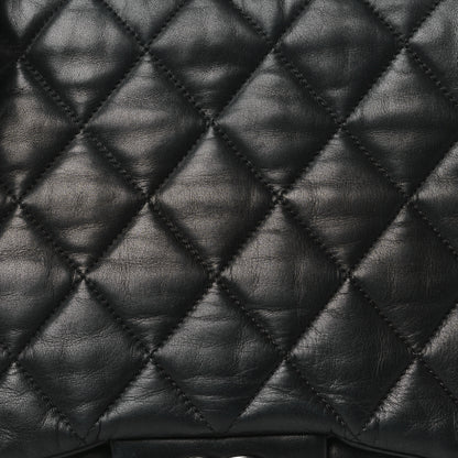 Chanel Lambskin Quilted Chanel 3 Maxi Tote Black 9 of 14
