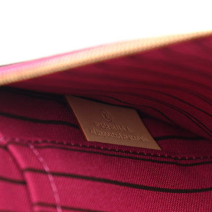Louis Vuitton Monogram Neverfull MM GM Pochette Pivoine 6 of 8
