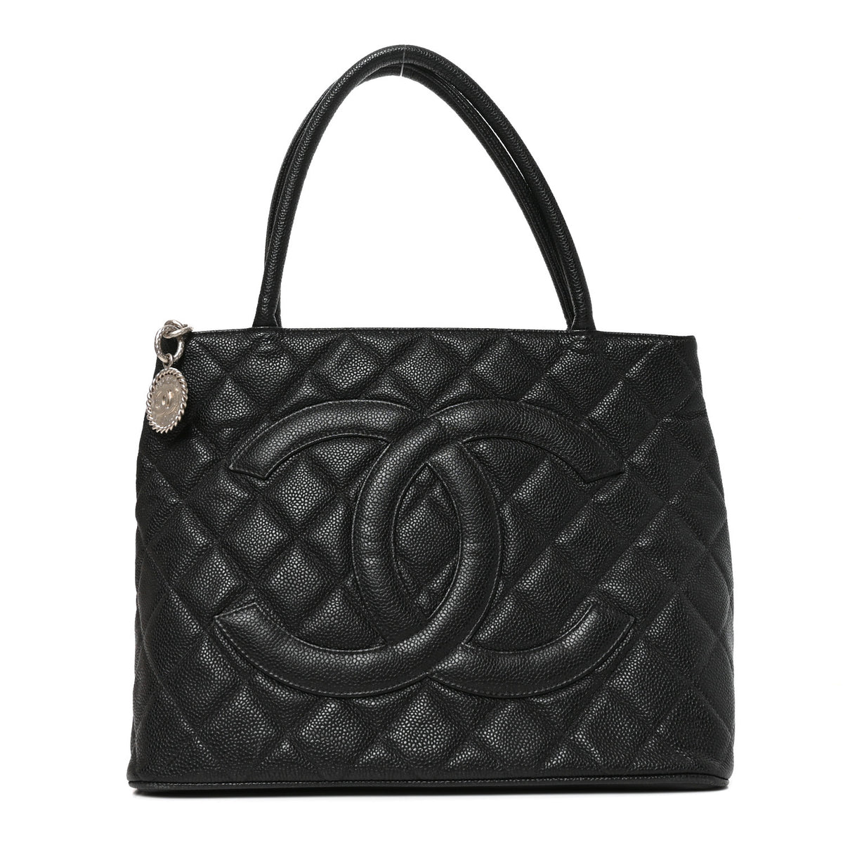 Chanel Caviar Quilted Medallion Tote Black 1 of 10