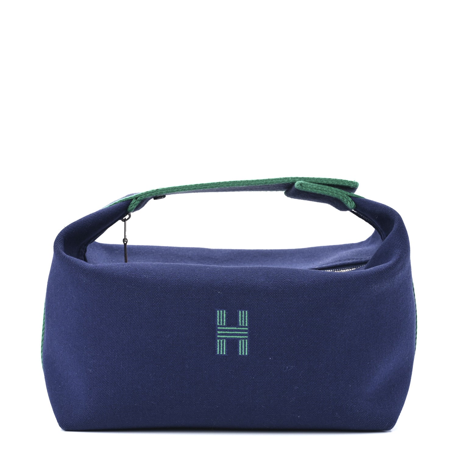 Hermes Canvas Small Bride-A-Brac Pouch Marine 1 of 12